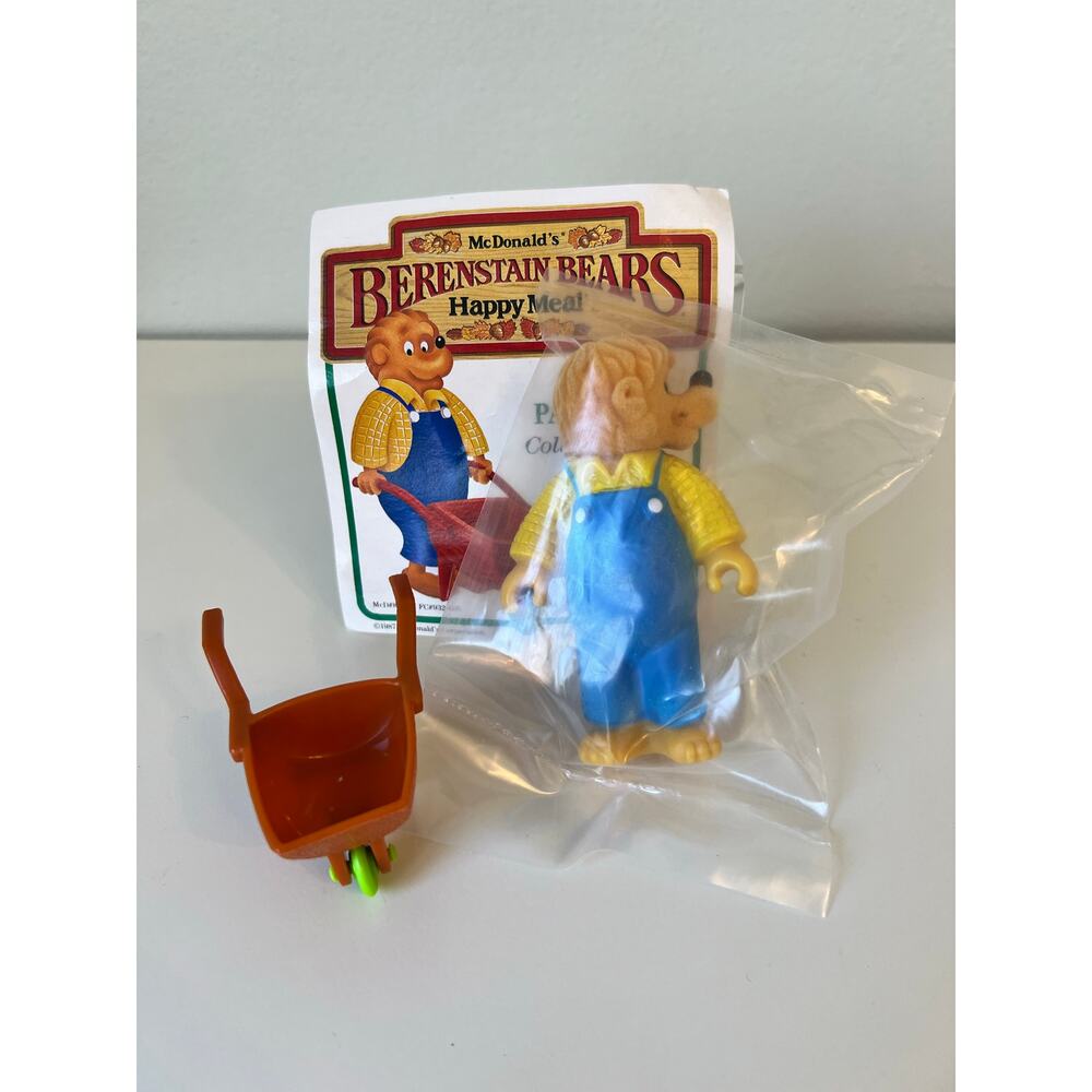 1987 McDonalds Berenstain Bears Papa Bear Toy Figure